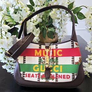 Gucci Jackie 1961 "Music Is Mine" Limited Edition Small Hobo Bag